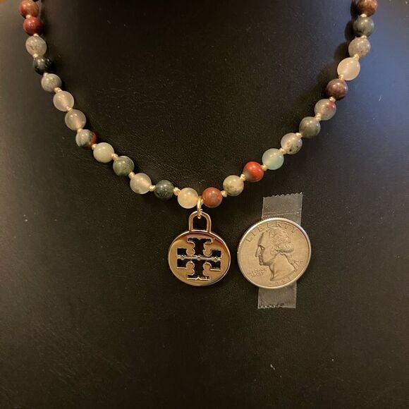 Tory Burch Logoed Choker  - Picture 4 of 4